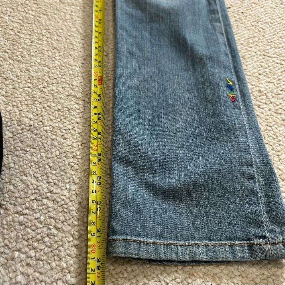 COOGI Australia Colorful embroidered womens denim jeans size 7/8. - Picture 12 of 16